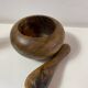 Olive wood mortar and pestle