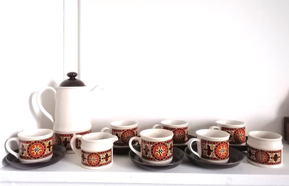 Chocolate service Sadler England 1970