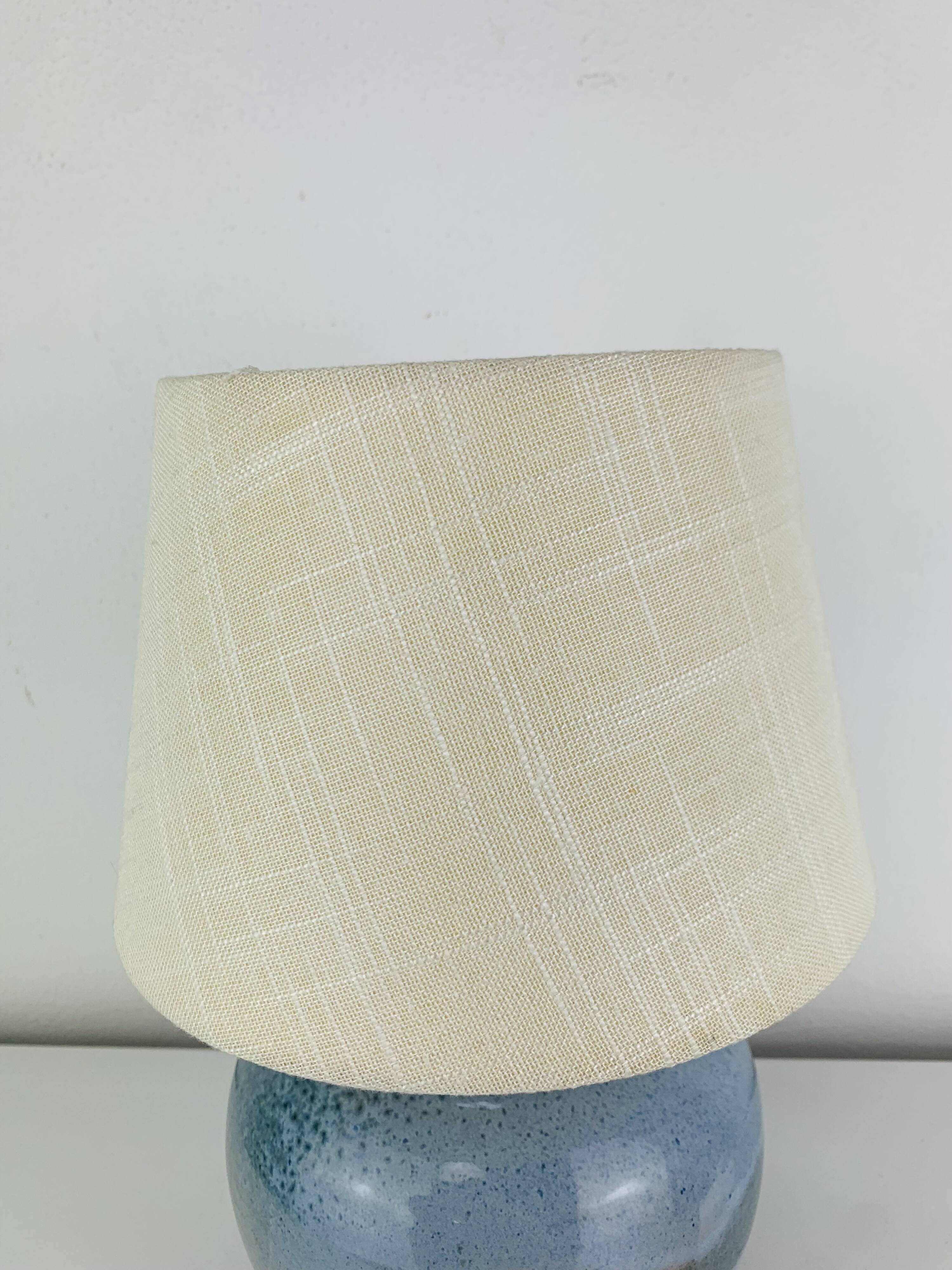 Ceramic ball lamp by Dany & Michel Woop in Grimaud, vintage
