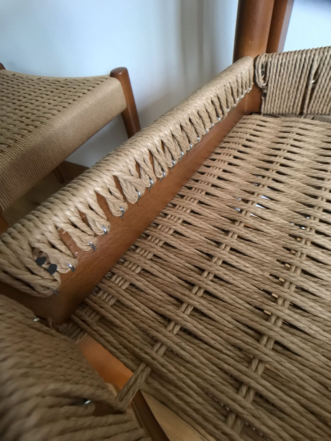 50s roped chairs