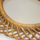 Miroir ovale en bambou