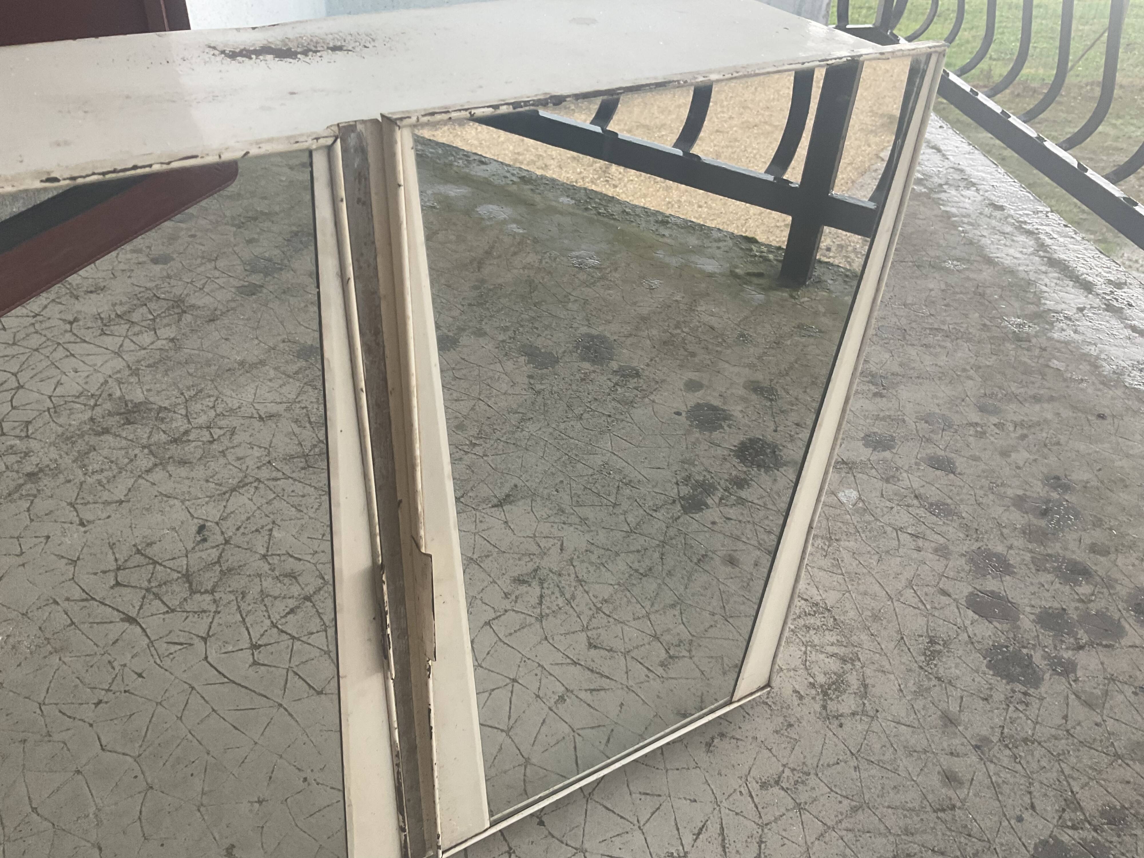 Pharmacy cabinet mirror
