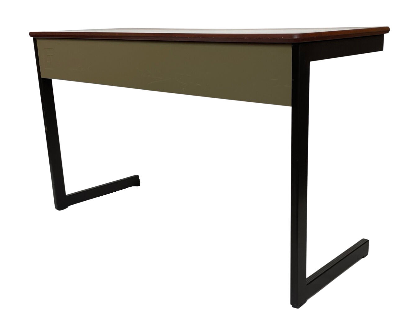 Bureau vintage Galvanitas Netherland avec chaise design hollandais des années 70