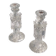 Pair of Baccarat crystal candlesticks