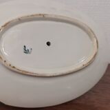 Old Saucière with white and green earthenware handle
