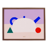 Wall poster with teapot - 70x50cm