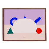 Wall poster with teapot - 70x50cm