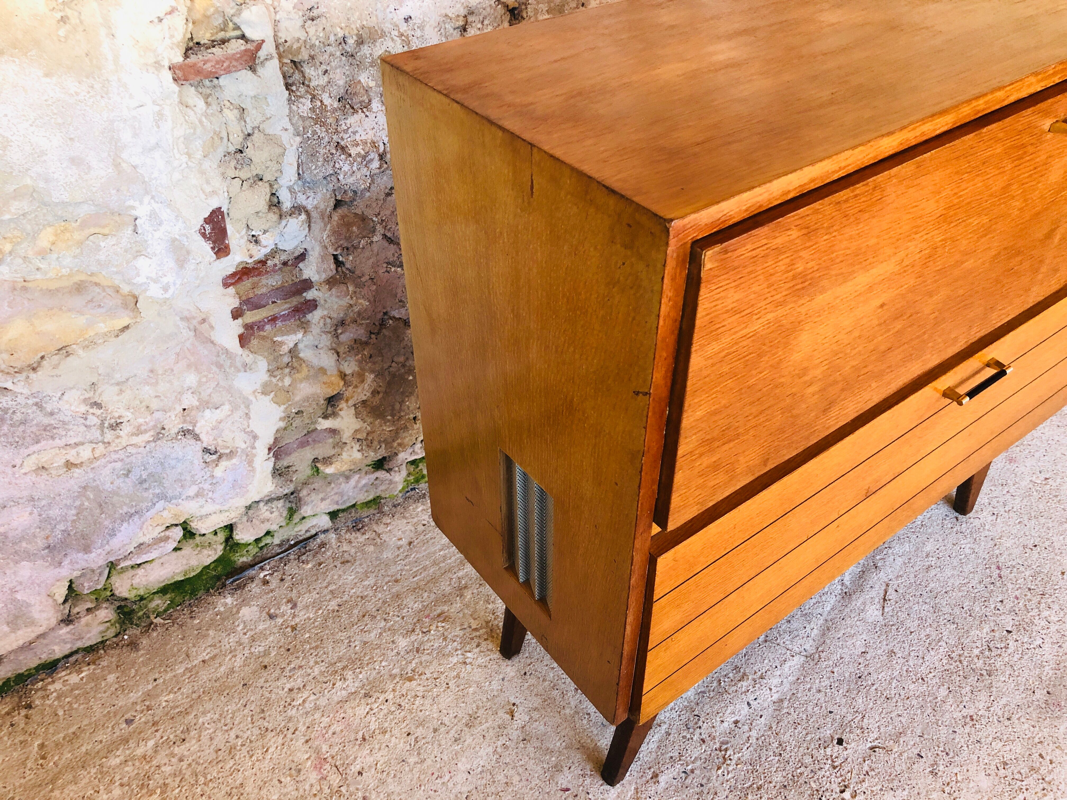 Storage furniture, double compartments, 50s/60s