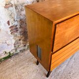 Storage furniture, double compartments, 50s/60s