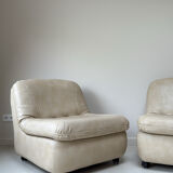 Set of two imitation leather armchairs by Jo Otterpohl for COR