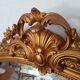 Former mirror gilded with pediment - 153 x 101 - Style Napoleon III
