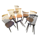 Ensemble de 8 chaises bistrot Baumann