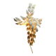 Vintage floral wall lamp by Hans Kögl, 1970s