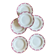 Set of 6 vintage porcelain deep plates