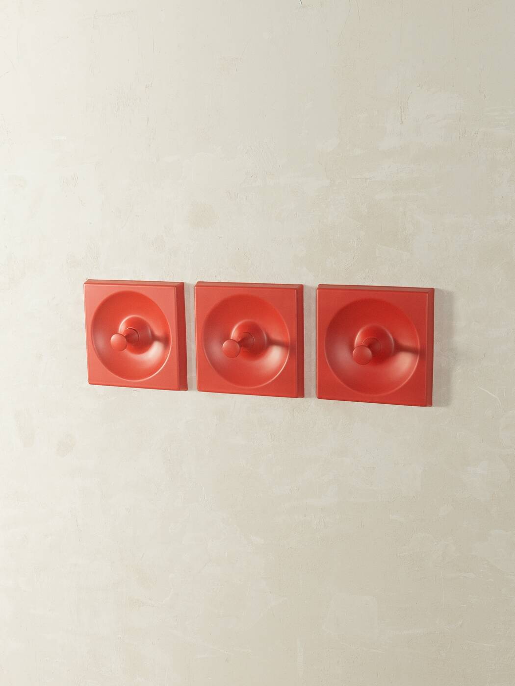 Schönbuch | Jürgen Lange – Space Age wall-mounted coat rack set, 1970s