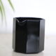 Nice black milk pot, Arcoroc, OCTIME series, 1980, vintage French