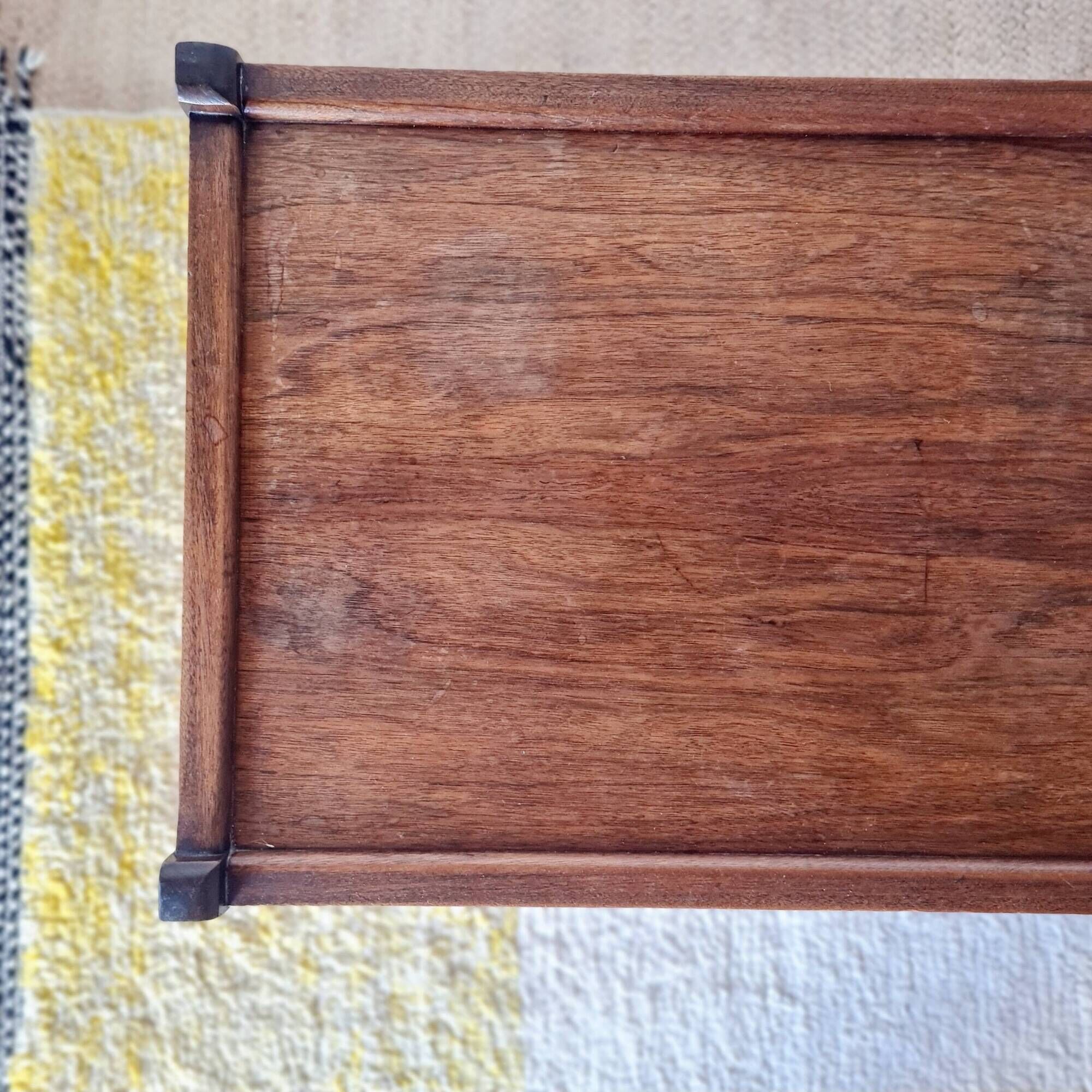 Small antique wooden side table