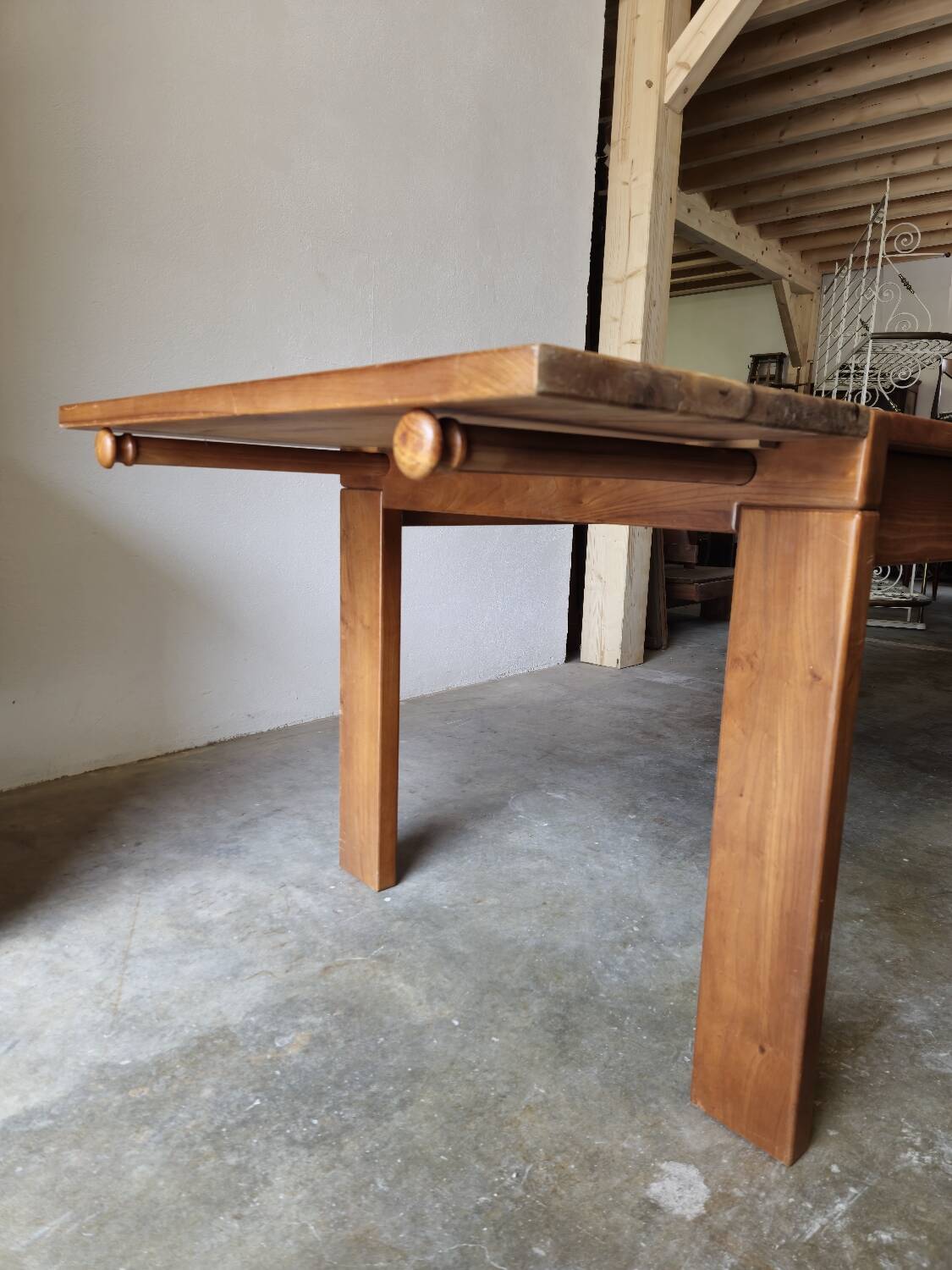 Dining room set table and 6 chairs Maison Regain in Elm