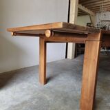 Dining room set table and 6 chairs Maison Regain in Elm