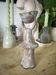Ceramic candlestick in an organic shape