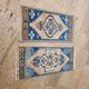 Lot de 2 tapis turcs vintage faits main