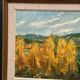 Original Swedish Oil on Panel – "Autumn Landscape" – Dated 1978 – Framed Period Piece – 50 × 42 cm (19.7" × 16.5")