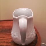 White porcelain pitcher