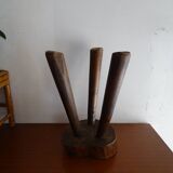 Stool foot tripod wood
