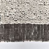 2x8 White Brown Striped Turkish Vintage Runner Rug 68x255Cm SK 242879