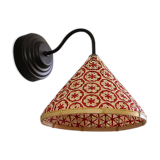 Red Bamboo Sconce