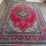 Handmade Persian Tabriz carpet 318x207cm