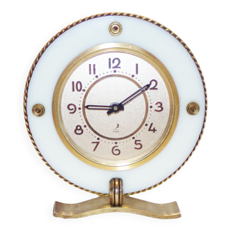 FRANCE 1950 - Charming little Vintage JAZ Alarm Clock - Torsic Cristaglas
