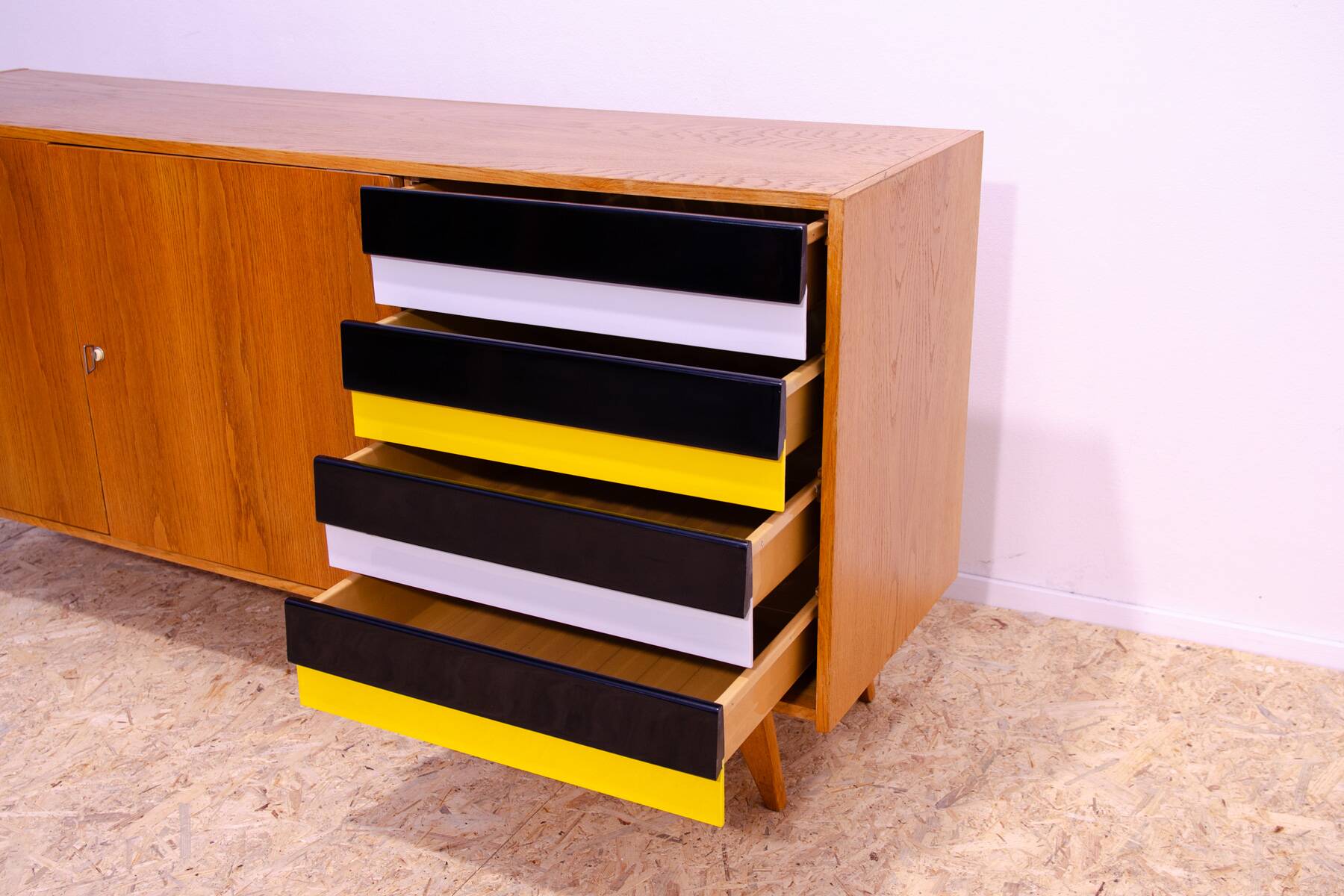 Mid Century U-460 sideboard by Jiří Jiroutek for Interiér Praha, Czechoslovakia