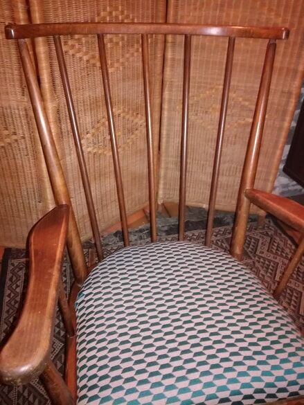 Rocking chair éventail Baumann