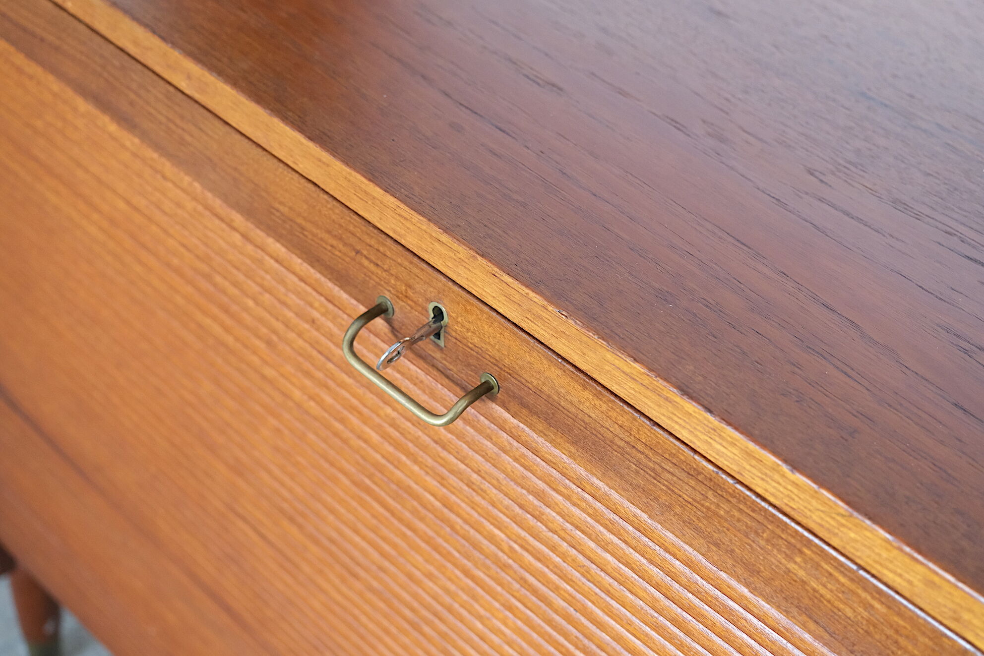 Norwegian Mid Century Modular Standing Shelf, 1960's