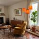 1950s/60s tripod floor lamp with 3 lights.