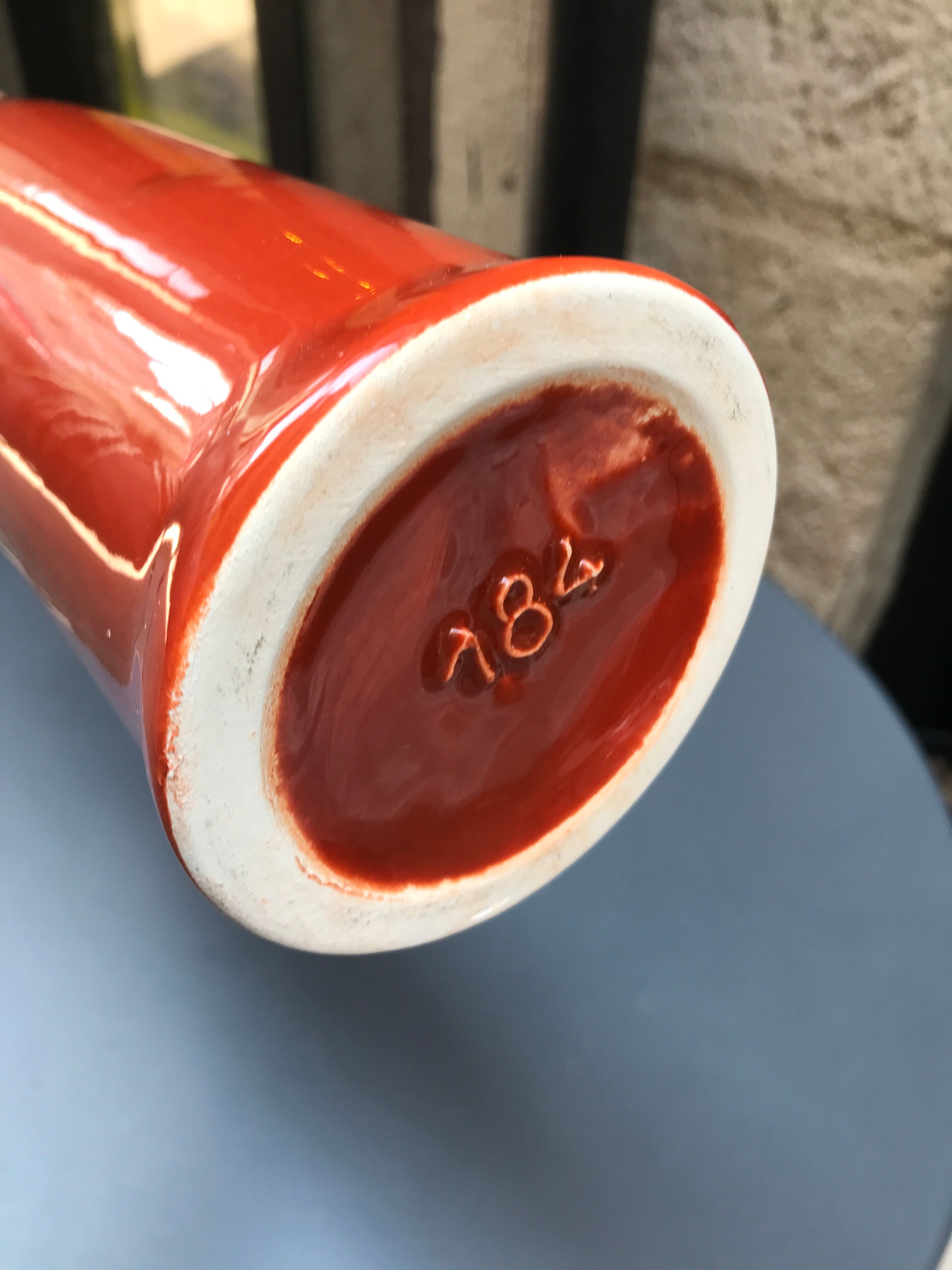 XL Terracotta vase German ceramic design