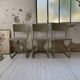 Trio de chaises Tubax 1950