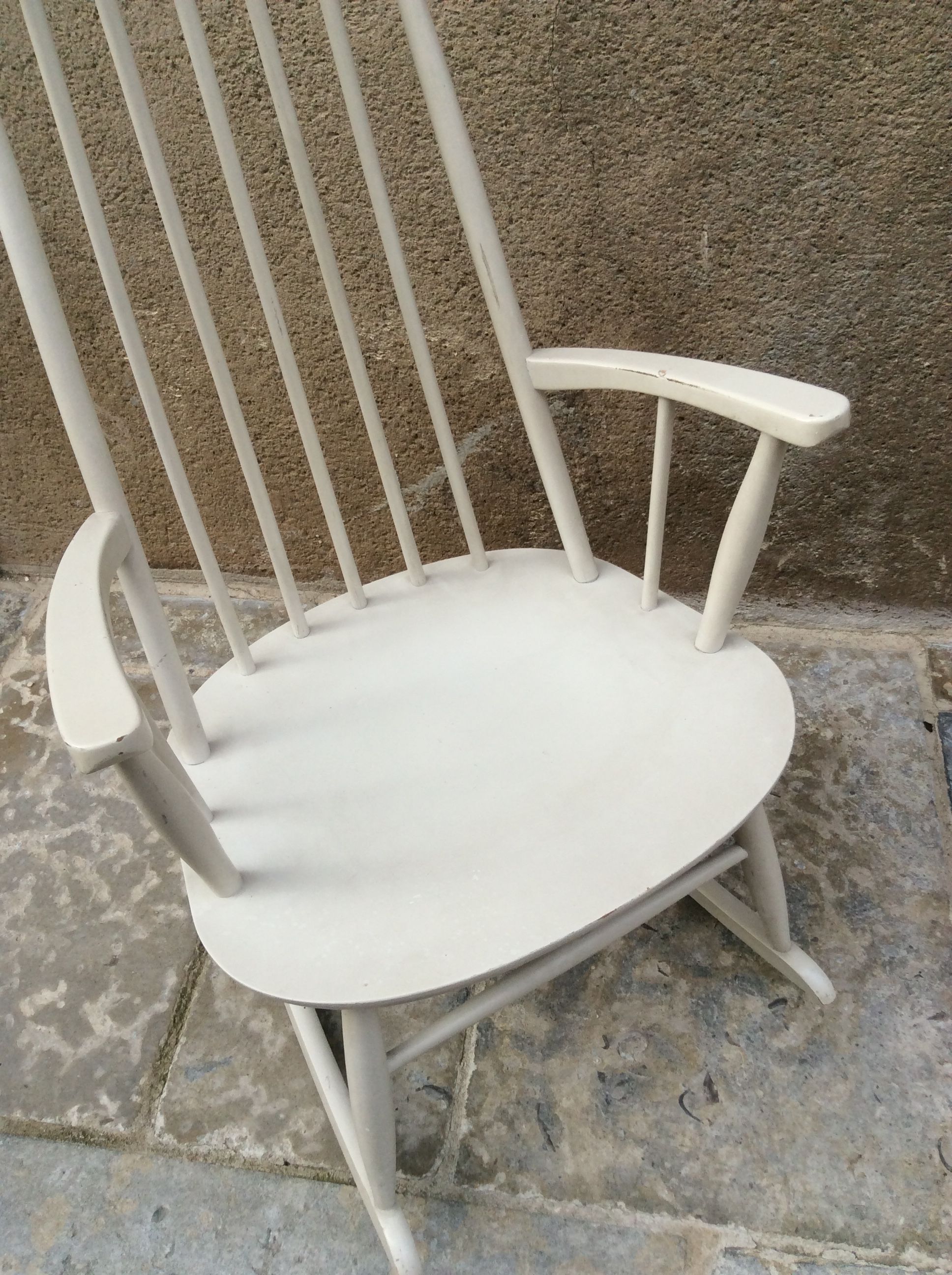 Scandinavian rocking chair 1960 Stol Kamnik