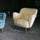 Restored organic year 50-60 club Chair