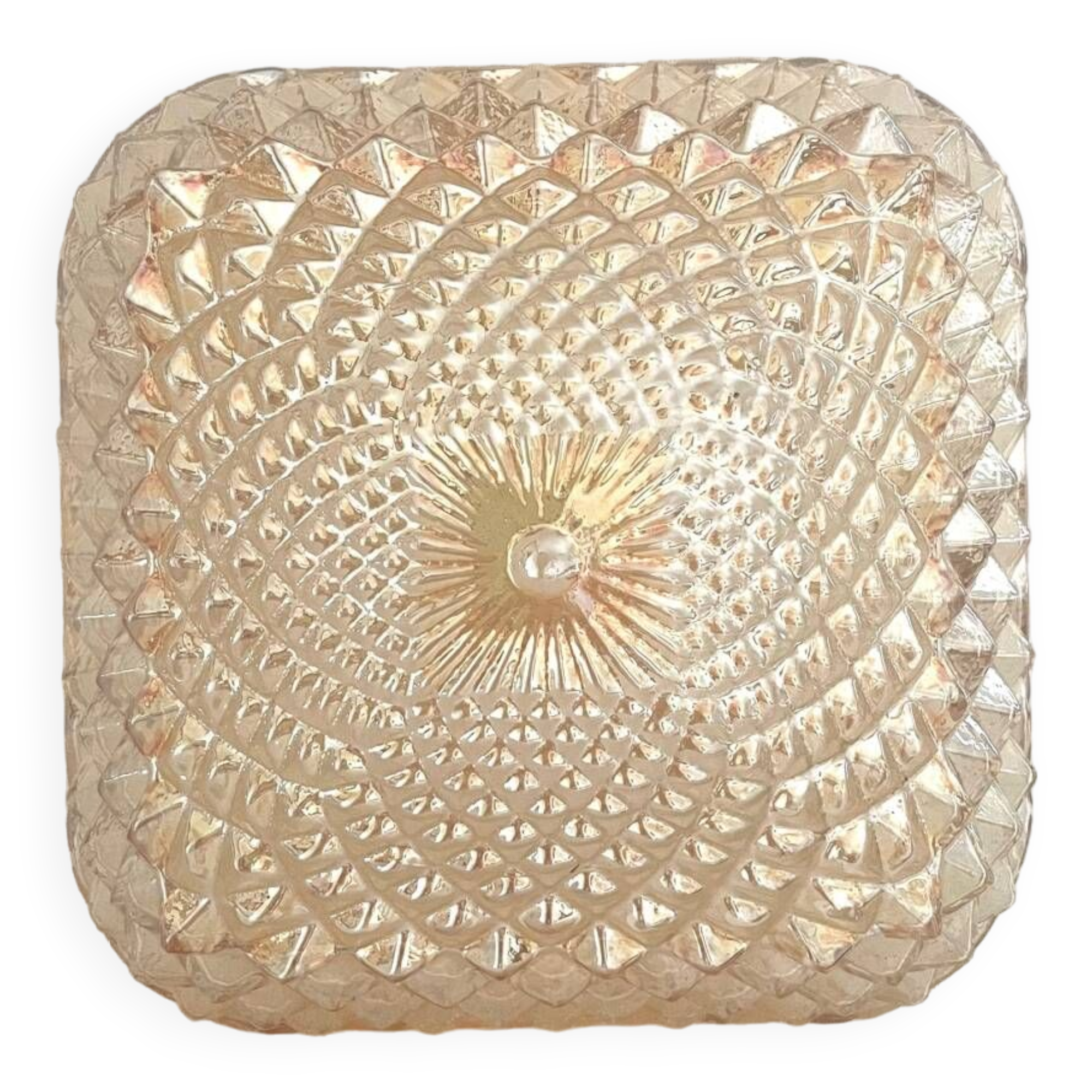 Glass ceiling light