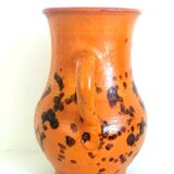 Spotted terracotta decanter, circa 1960