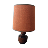 Table lamp wood and jute
