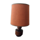Table lamp wood and jute