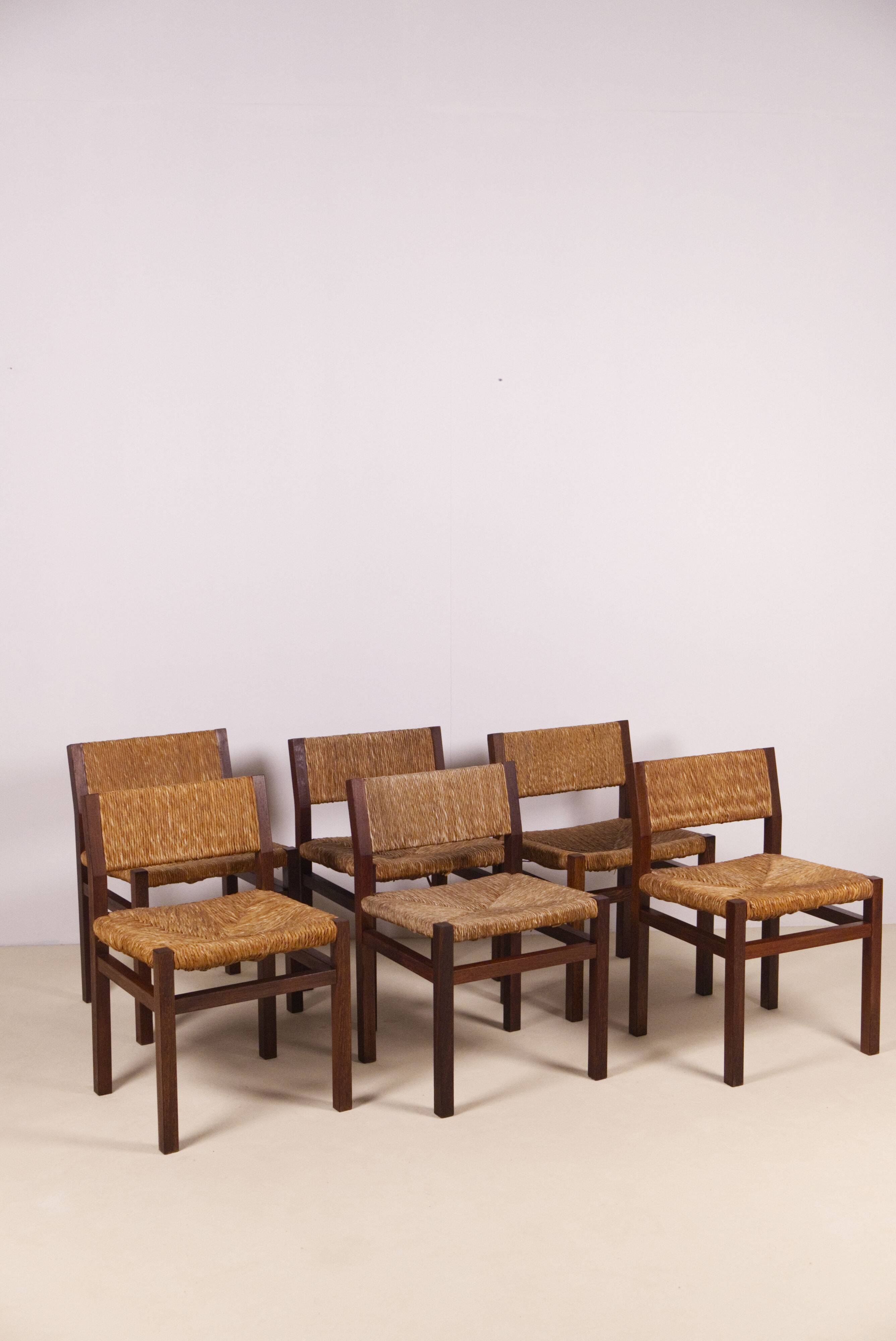 Set of 6 'SE82' dining chairs by Martin Visser for Spectrum, 1960s