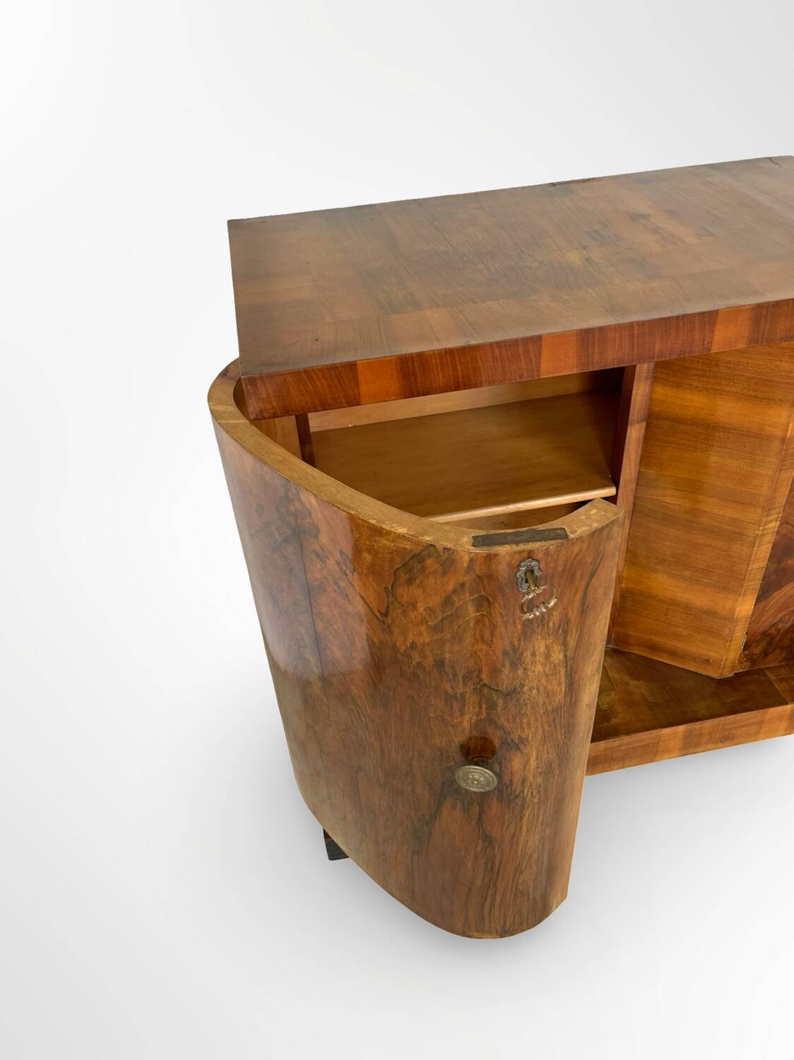 Impressionnant buffet Art déco italien des années 1930/1940