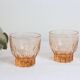 Set de 5 verre à liqueur en verre rose