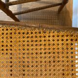 Pair of vintage light wood chairs