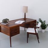 Vintage Danish Teak Table Lamp, 1960s