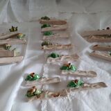 Knife rest in ceramic slip Denise Picart circa 1940